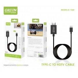 Cable Type-C a HDMI 4K, 30Hz, 2M