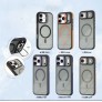 Funda antideslizante MagSafe+protectores de cámara+soporte iPhone 14 Max