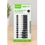 Adaptador universal con conector acodado de 90 grados, 11 tipos, conectador 2 pin