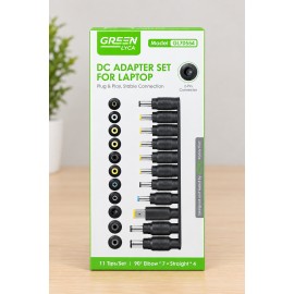 Adaptador universal con conector acodado de 90 grados, 11 tipos, conectador 2 pin