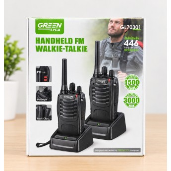 Walkie-Talkie, con frecuencia 446, 1500mAh+3000mAh