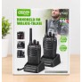 Walkie-Talkie, con frecuencia 446, 1500mAh+3000mAh