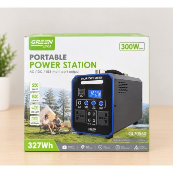 estación de energía, capacidad 327Wh, potencia salida máxima de 300W, NO INCLUYE PORTE GRATIS