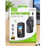 Cámara Deportiva Full HD 1080P, pantalla 1.45”, 1000mAh, máximo 128GB
