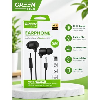 Auriculares con cable Jack, 5M