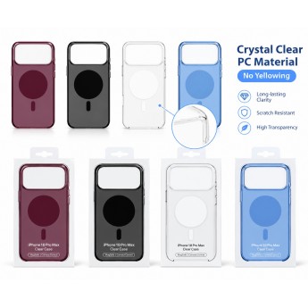 Funda magsafe, PC que no amarillea facilmente 不易发黄 para iPhone 18 Pro Max