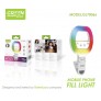 Luz de belleza tactil RGB, 750mAh, 3 modos