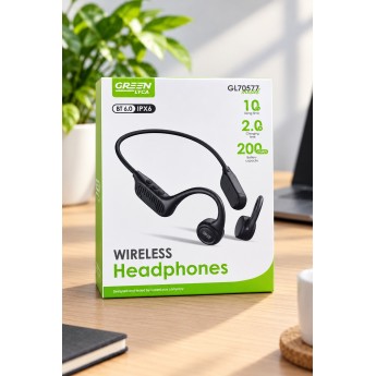 Auriculares deportivos BT 6.0, IPX 6, 200mAh, uso 10h, carga 2.0