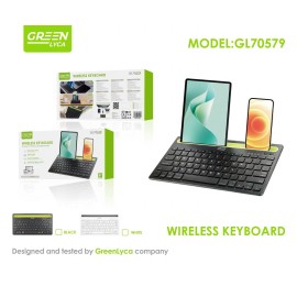 Teclado inalambrico con funcion de soporte para moviles/Tablets