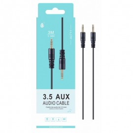 Cable de Audio Jinx M/M 3.5mm, 3M