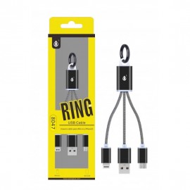 Cable de Datos Llavero para Micro USB y Iphone 5/6/7