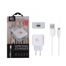 Cargador de Viaje con Cable para Micro USB 2.1A 1M