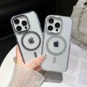 Funda cristalina MagSafe con sus propios protectores de cámara 